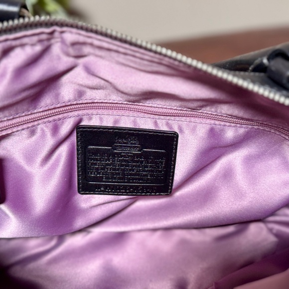 Coach Madison Sophia Sateen Clover Purse Handbag Satchel - Picture 8 of 9